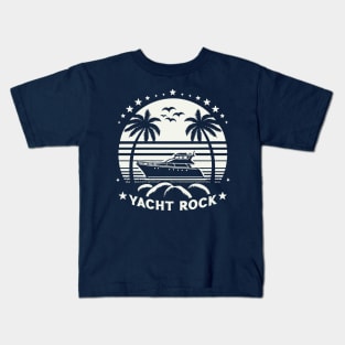 Yacht Rock /// Retro 80s Style Kids T-Shirt